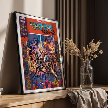 Flex Designs Poster Guardians of the Galaxy Vol 2 Comics 11 x 17" Home Goods - Movie 2017 Movie Poster