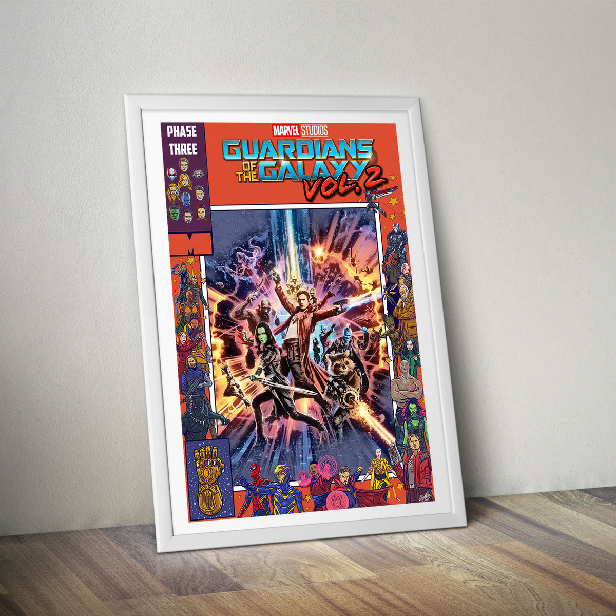 Flex Designs Poster Guardians of the Galaxy Vol 2 Comics 5 x 7" Home Goods - Movie 2017 Movie Poster