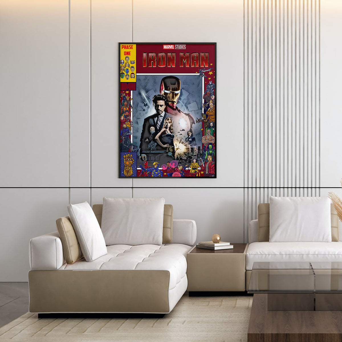 Flex Designs Poster Iron Man Comics 11 x 17" Home Goods - Movie 2008 Movie Poster