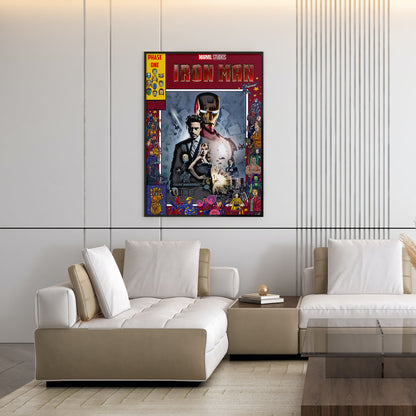 Flex Designs Poster Iron Man Comics 11 x 17" Home Goods - Movie 2008 Movie Poster