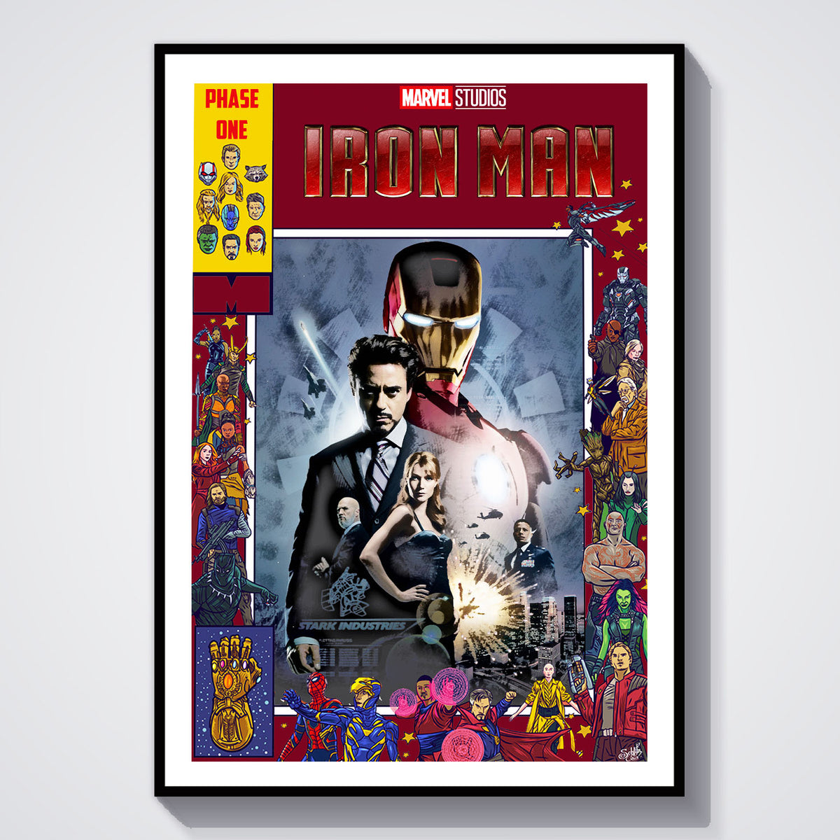 Flex Designs Poster Iron Man Comics 5 x 7" Home Goods - Movie 2008 Movie Poster
