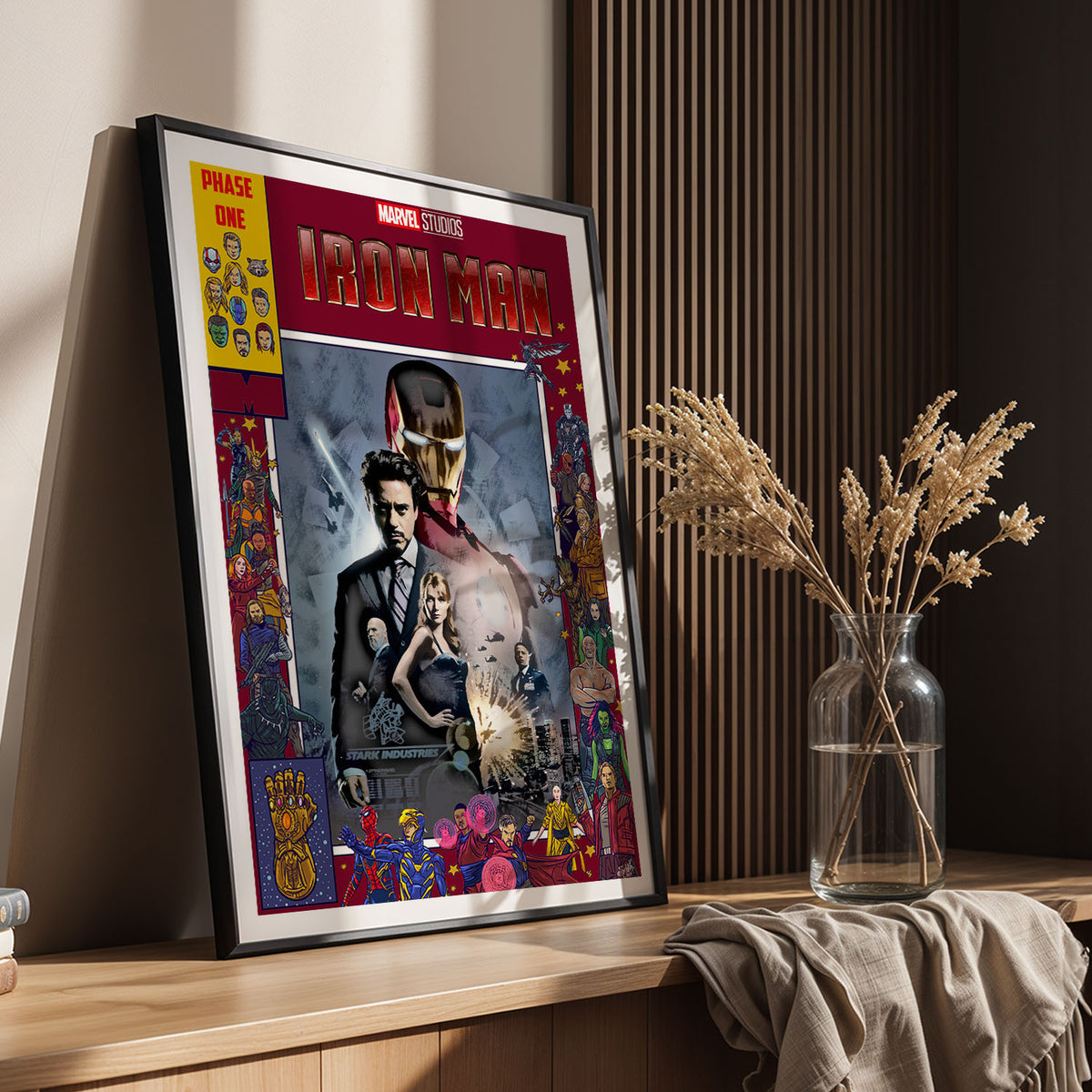 Flex Designs Poster Iron Man Comics 11 x 17" Home Goods - Movie 2008 Movie Poster