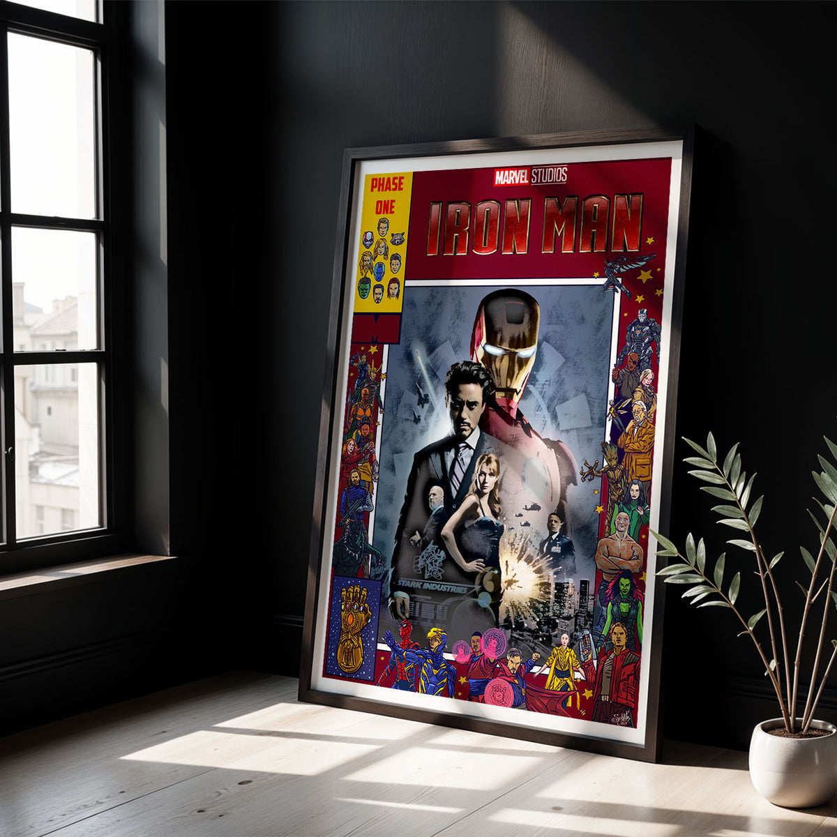Flex Designs Poster Iron Man Comics 5 x 7" Home Goods - Movie 2008 Movie Poster