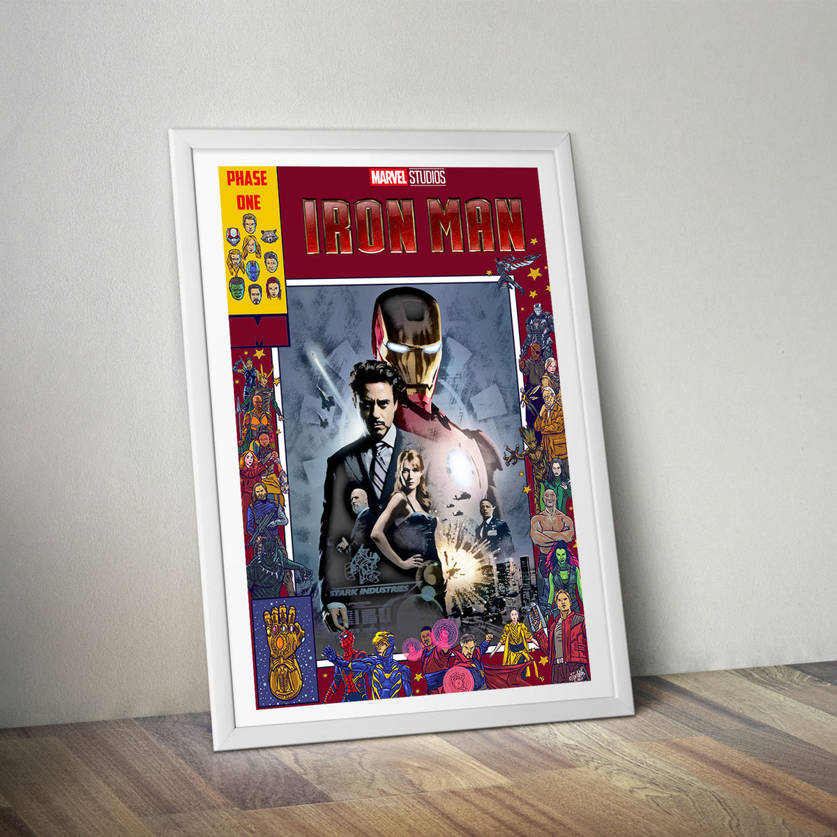 Flex Designs Poster Iron Man Comics 5 x 7" Home Goods - Movie 2008 Movie Poster