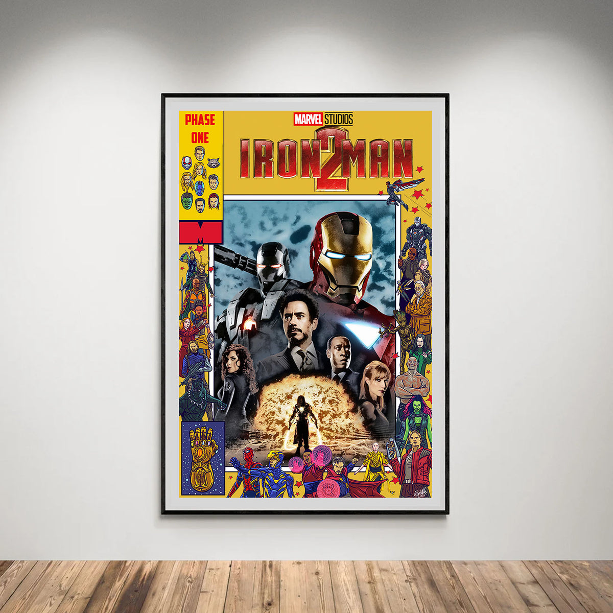 Flex Designs Poster Iron Man 2 Comics 5 x 7" Home Goods - Movie 2010 Movie Poster