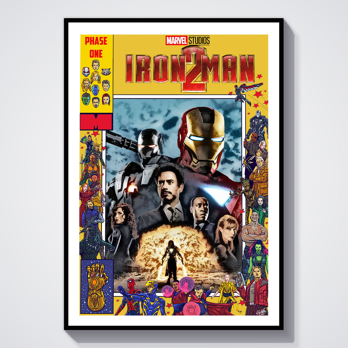 Flex Designs Poster Iron Man 2 Comics 5 x 7" Home Goods - Movie 2010 Movie Poster