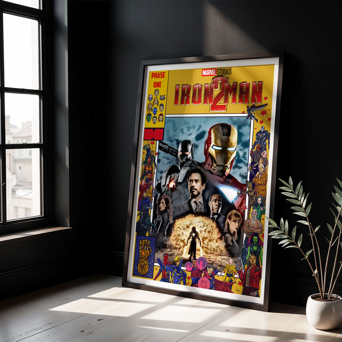Flex Designs Poster Iron Man 2 Comics 5 x 7" Home Goods - Movie 2010 Movie Poster
