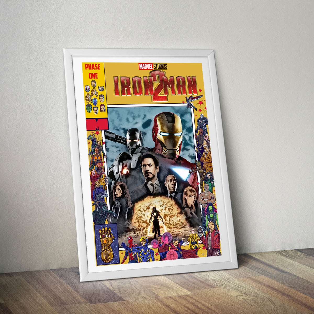 Flex Designs Poster Iron Man 2 Comics 5 x 7" Home Goods - Movie 2010 Movie Poster
