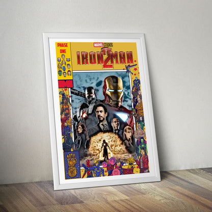 Flex Designs Poster Iron Man 2 Comics 5 x 7" Home Goods - Movie 2010 Movie Poster