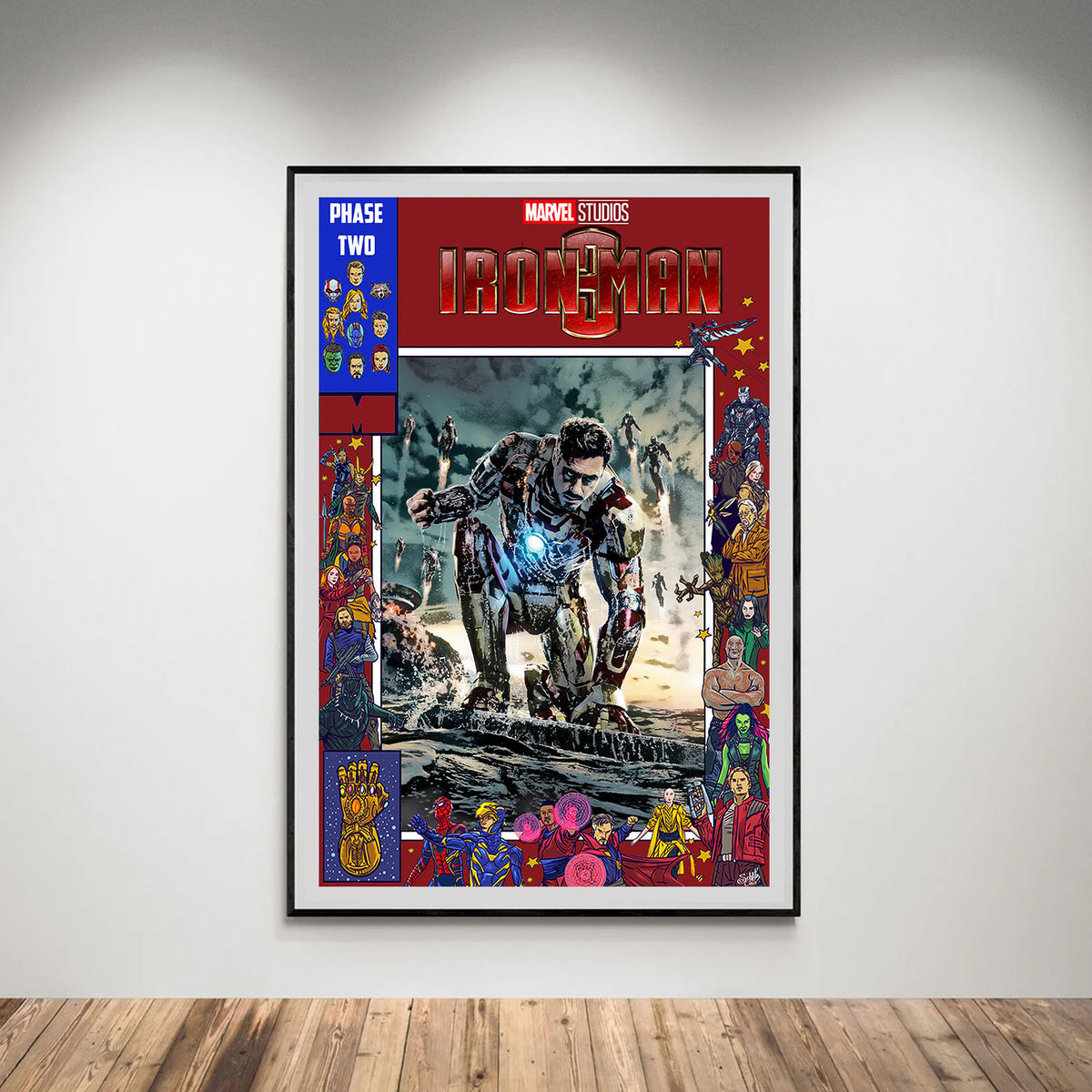 Flex Designs Poster Iron Man 3 Comics 5 x 7" Home Goods - Movie 2013 Movie Poster