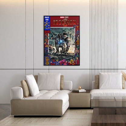 Flex Designs Poster Iron Man 3 Comics 11 x 17" Home Goods - Movie 2013 Movie Poster