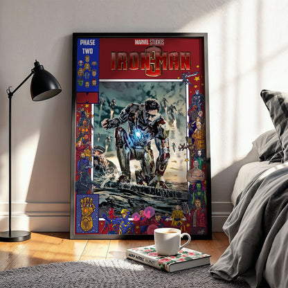 Flex Designs Poster Iron Man 3 Comics 11 x 17" Home Goods - Movie 2013 Movie Poster