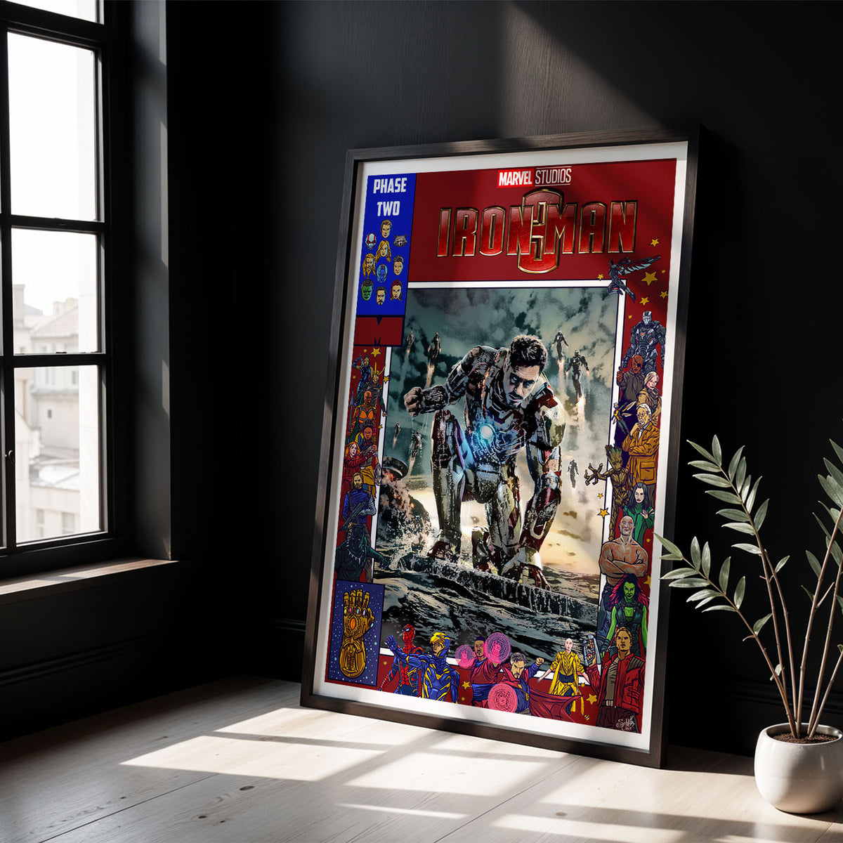 Flex Designs Poster Iron Man 3 Comics 5 x 7" Home Goods - Movie 2013 Movie Poster