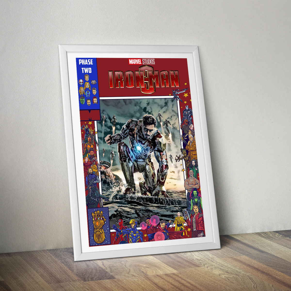Flex Designs Poster Iron Man 3 Comics 5 x 7" Home Goods - Movie 2013 Movie Poster