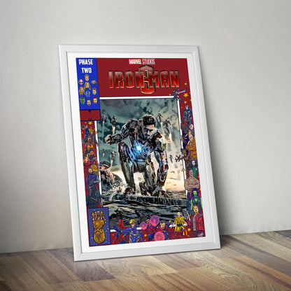 Flex Designs Poster Iron Man 3 Comics 5 x 7" Home Goods - Movie 2013 Movie Poster