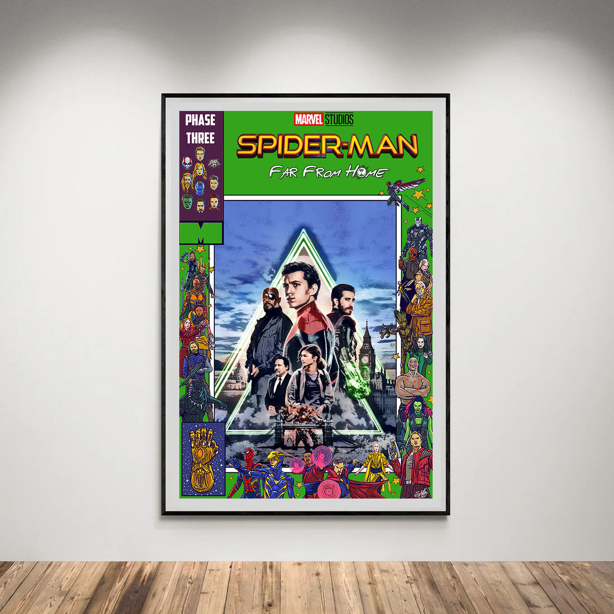 Flex Designs Poster Spider-Man Far From Home Comics 5 x 7" Home Goods - Movie 2019 Movie Poster