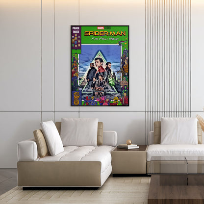 Flex Designs Poster Spider-Man Far From Home Comics 11 x 17" Home Goods - Movie 2019 Movie Poster