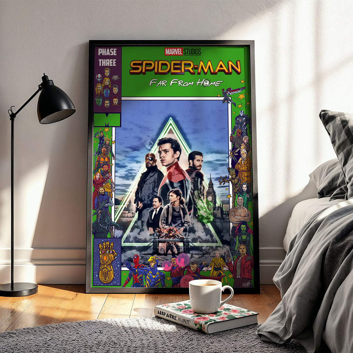 Flex Designs Poster Spider-Man Far From Home Comics 11 x 17" Home Goods - Movie 2019 Movie Poster