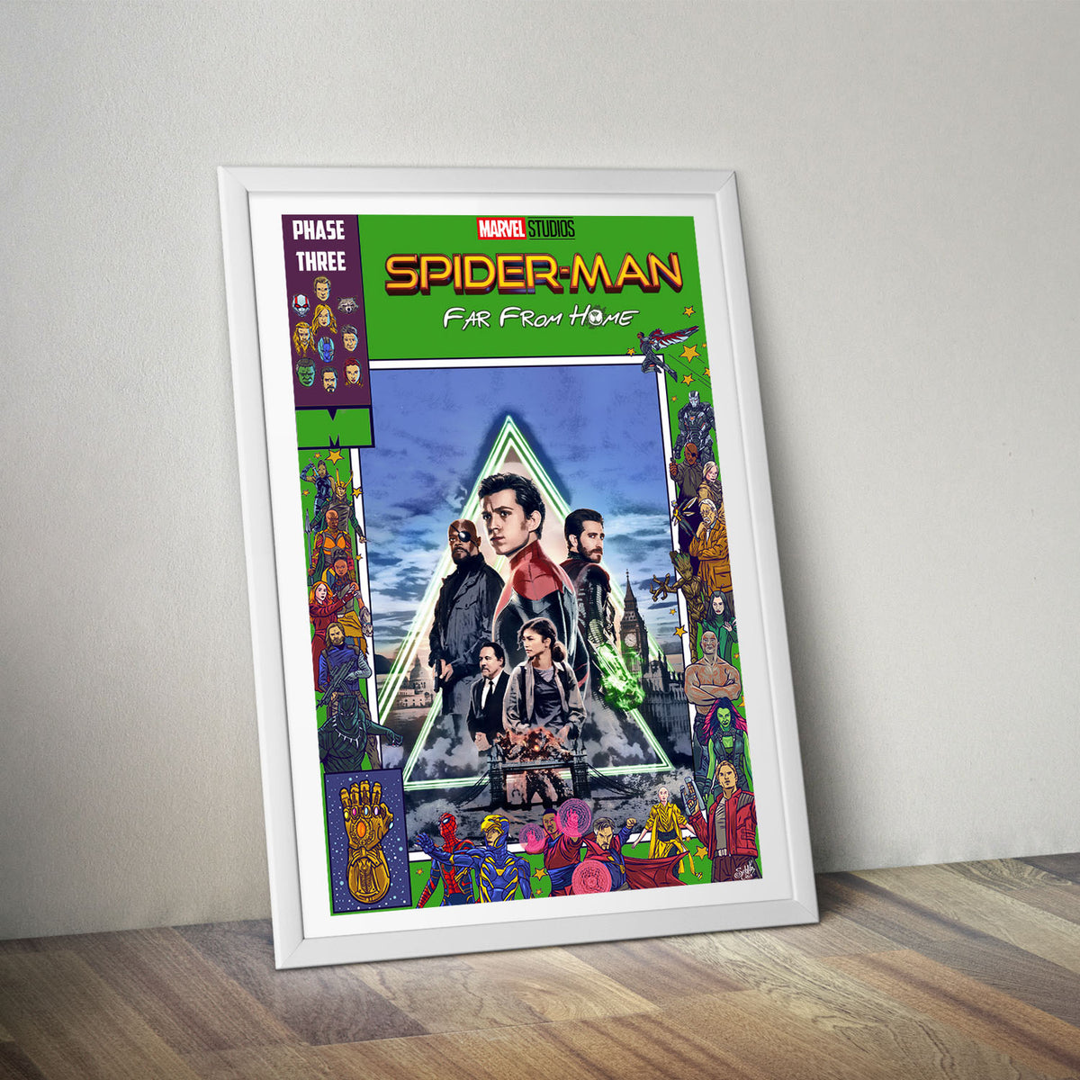 Flex Designs Poster Spider-Man Far From Home Comics 5 x 7" Home Goods - Movie 2019 Movie Poster