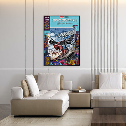 Flex Designs Poster Spider-Man Homecoming Comics 11 x 17" Home Goods - Movie 2017 Movie Poster