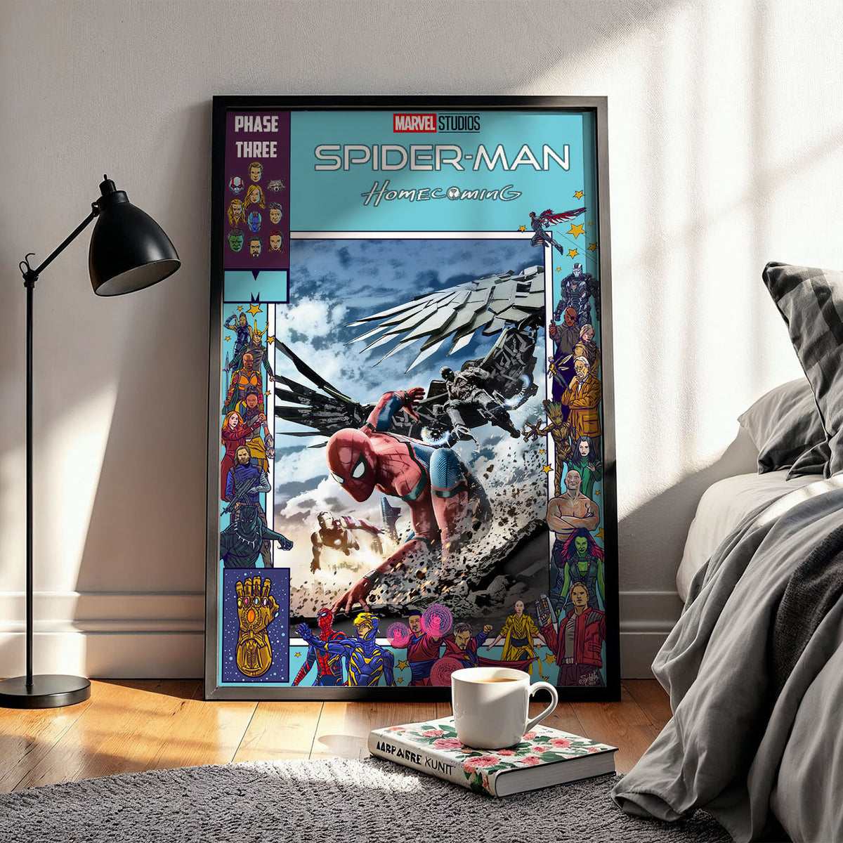 Flex Designs Poster Spider-Man Homecoming Comics 11 x 17" Home Goods - Movie 2017 Movie Poster