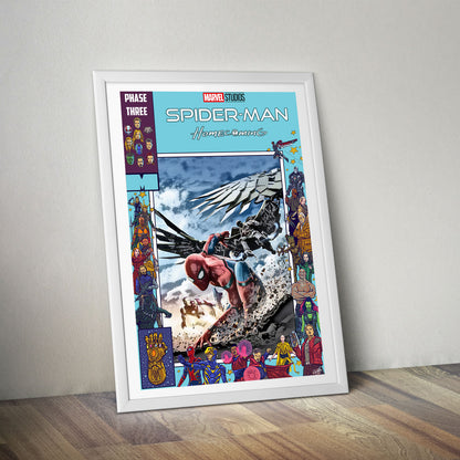 Flex Designs Poster Spider-Man Homecoming Comics 5 x 7" Home Goods - Movie 2017 Movie Poster