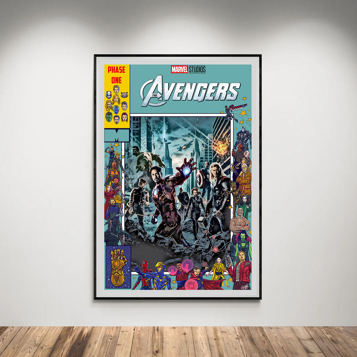 Flex Designs Poster The Avengers Comics 5 x 7" Home Goods - Movie 2012 Movie Poster