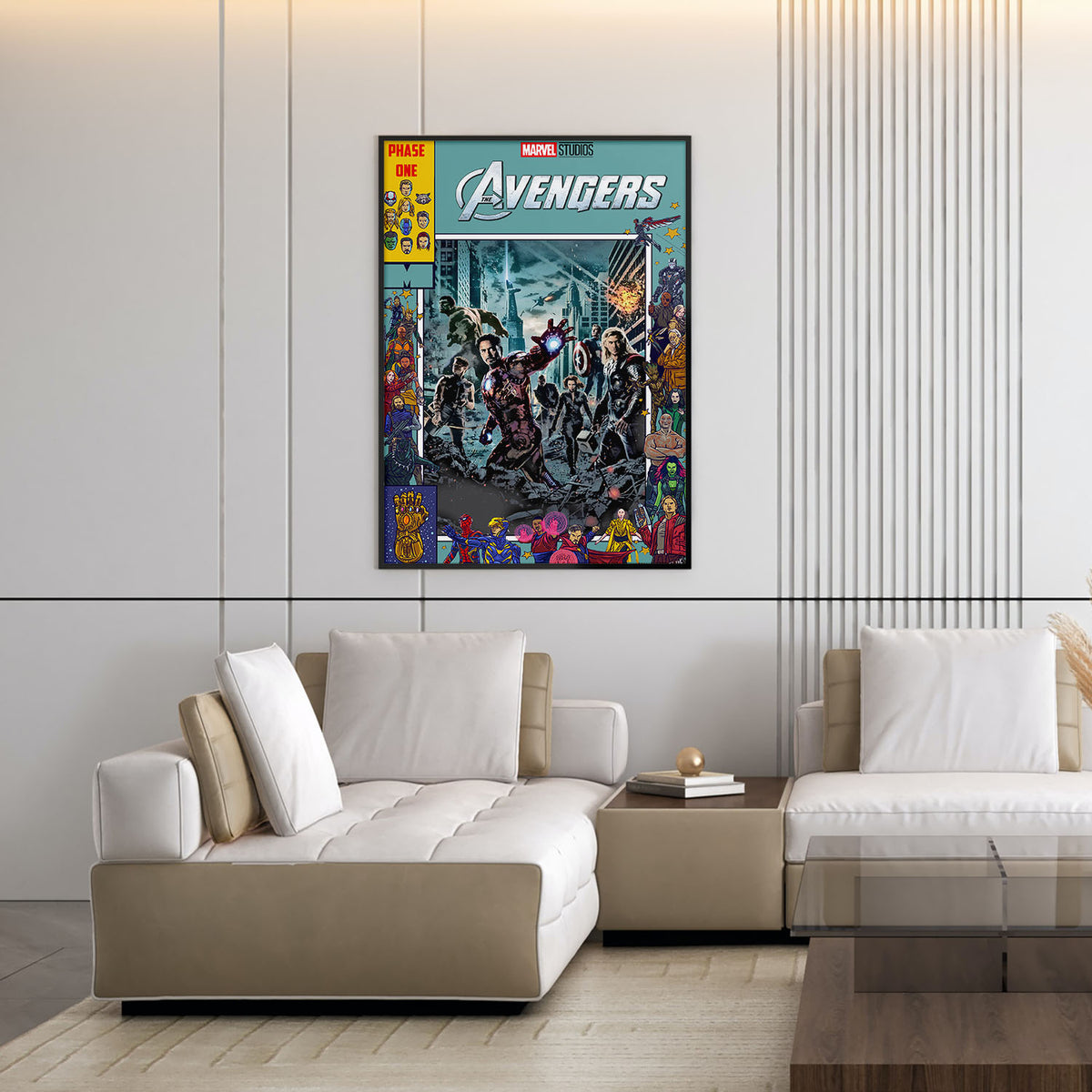 Flex Designs Poster The Avengers Comics 11 x 17" Home Goods - Movie 2012 Movie Poster
