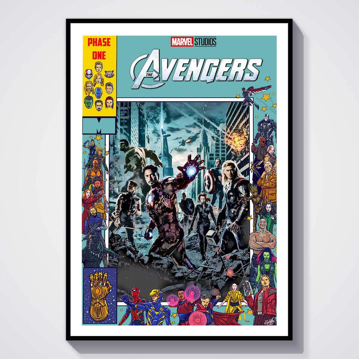 Flex Designs Poster The Avengers Comics 5 x 7" Home Goods - Movie 2012 Movie Poster