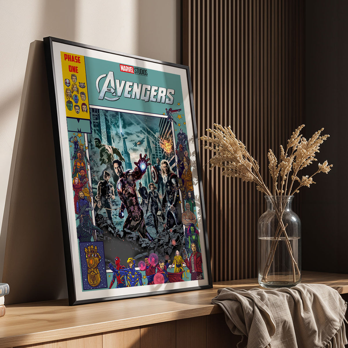 Flex Designs Poster The Avengers Comics 11 x 17" Home Goods - Movie 2012 Movie Poster