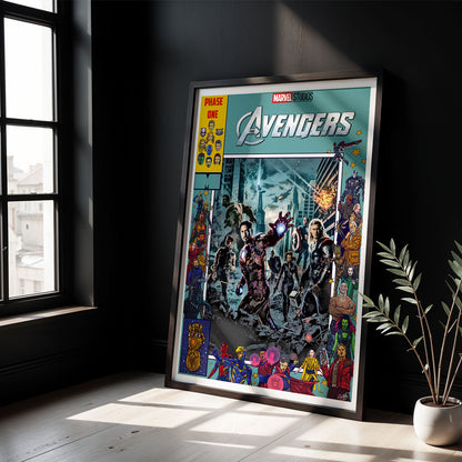 Flex Designs Poster The Avengers Comics 5 x 7" Home Goods - Movie 2012 Movie Poster