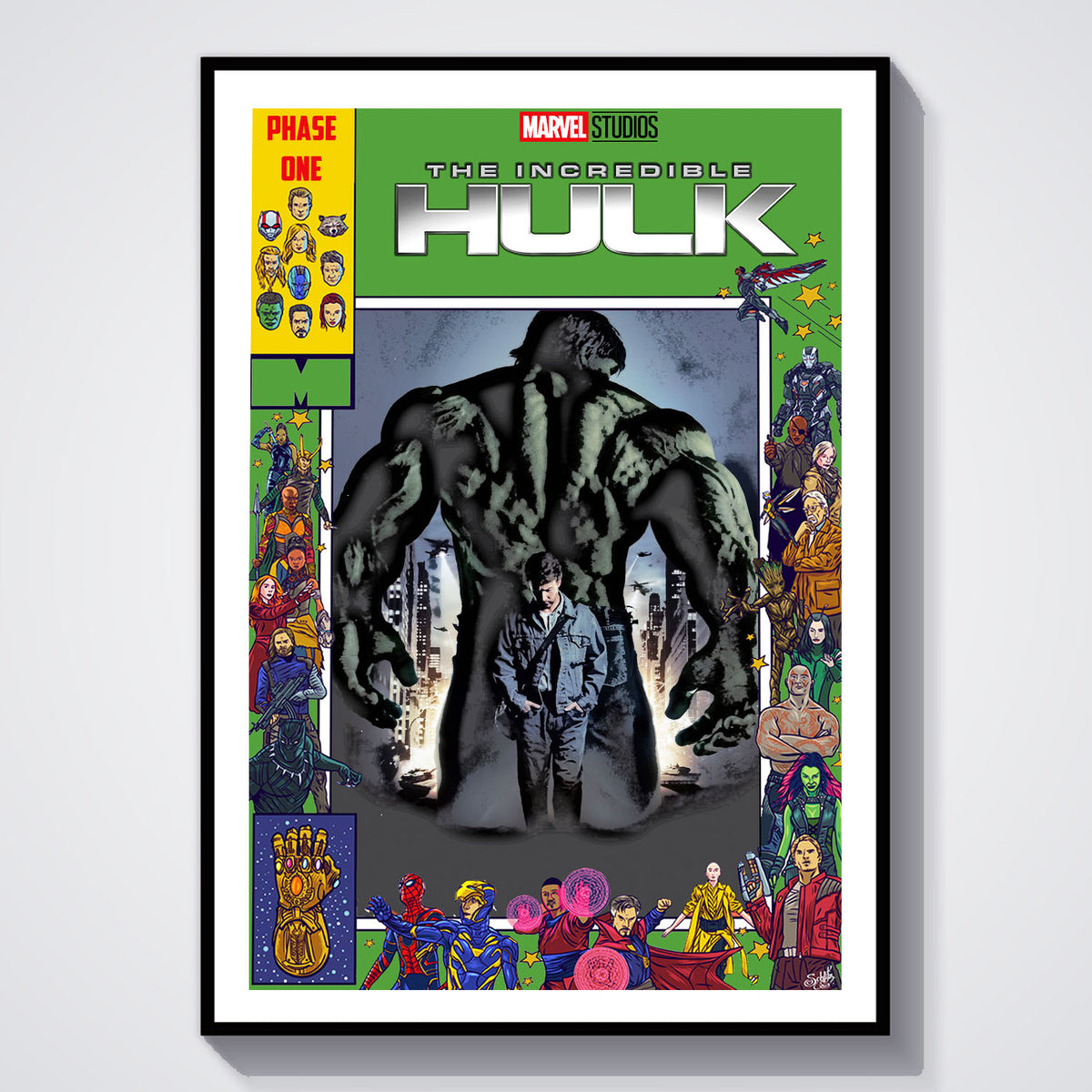 Flex Designs Poster The Incredible Hulk Comics 5 x 7" Home Goods - Movie 2008 Movie Poster