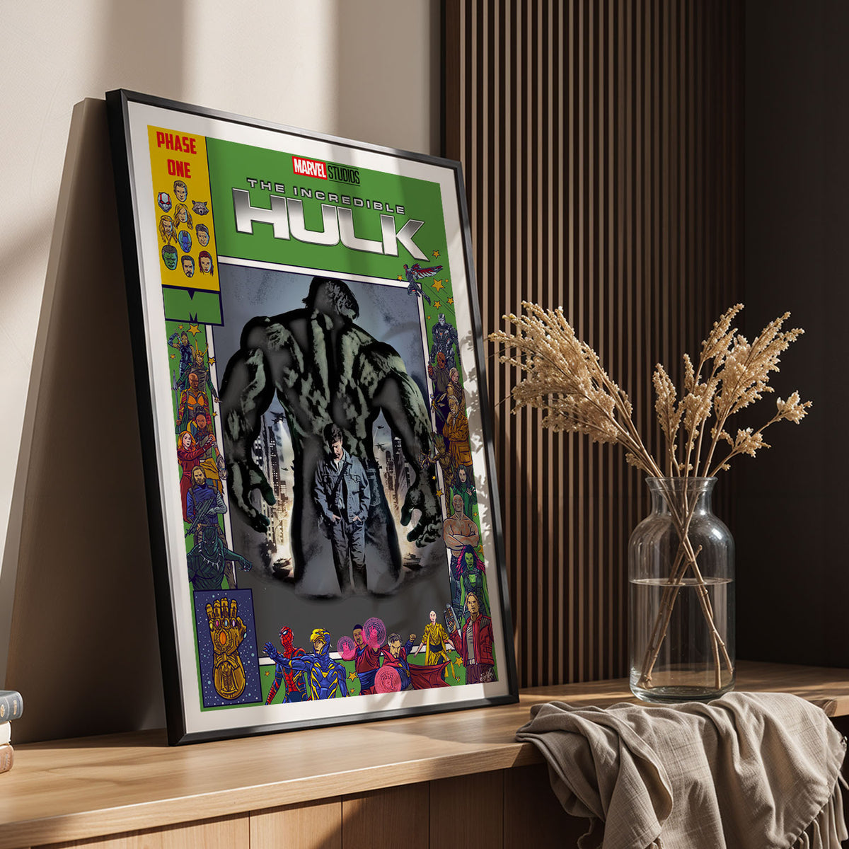 Flex Designs Poster The Incredible Hulk Comics 11 x 17" Home Goods - Movie 2008 Movie Poster