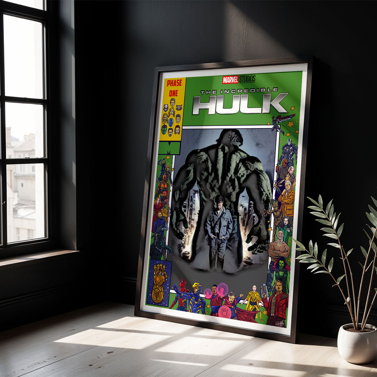 Flex Designs Poster The Incredible Hulk Comics 5 x 7" Home Goods - Movie 2008 Movie Poster