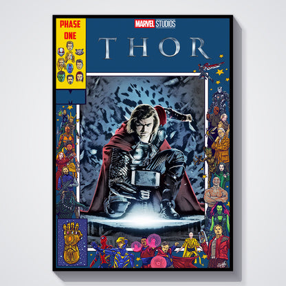 Flex Designs Poster Thor Comics 11 x 17" Home Goods - Movie 2011 Movie Poster