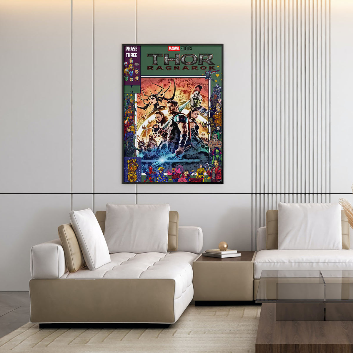 Flex Designs Poster Thor Ragnarok Comics 11 x 17" Home Goods - Movie 2017 Movie Poster