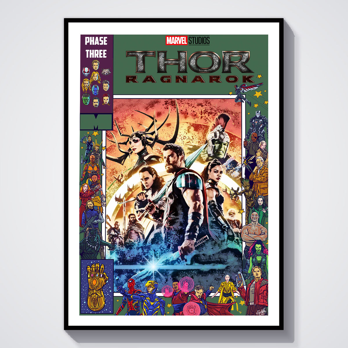 Flex Designs Poster Thor Ragnarok Comics 5 x 7" Home Goods - Movie 2017 Movie Poster