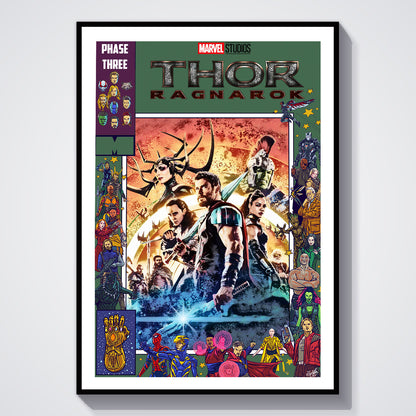 Flex Designs Poster Thor Ragnarok Comics 5 x 7" Home Goods - Movie 2017 Movie Poster