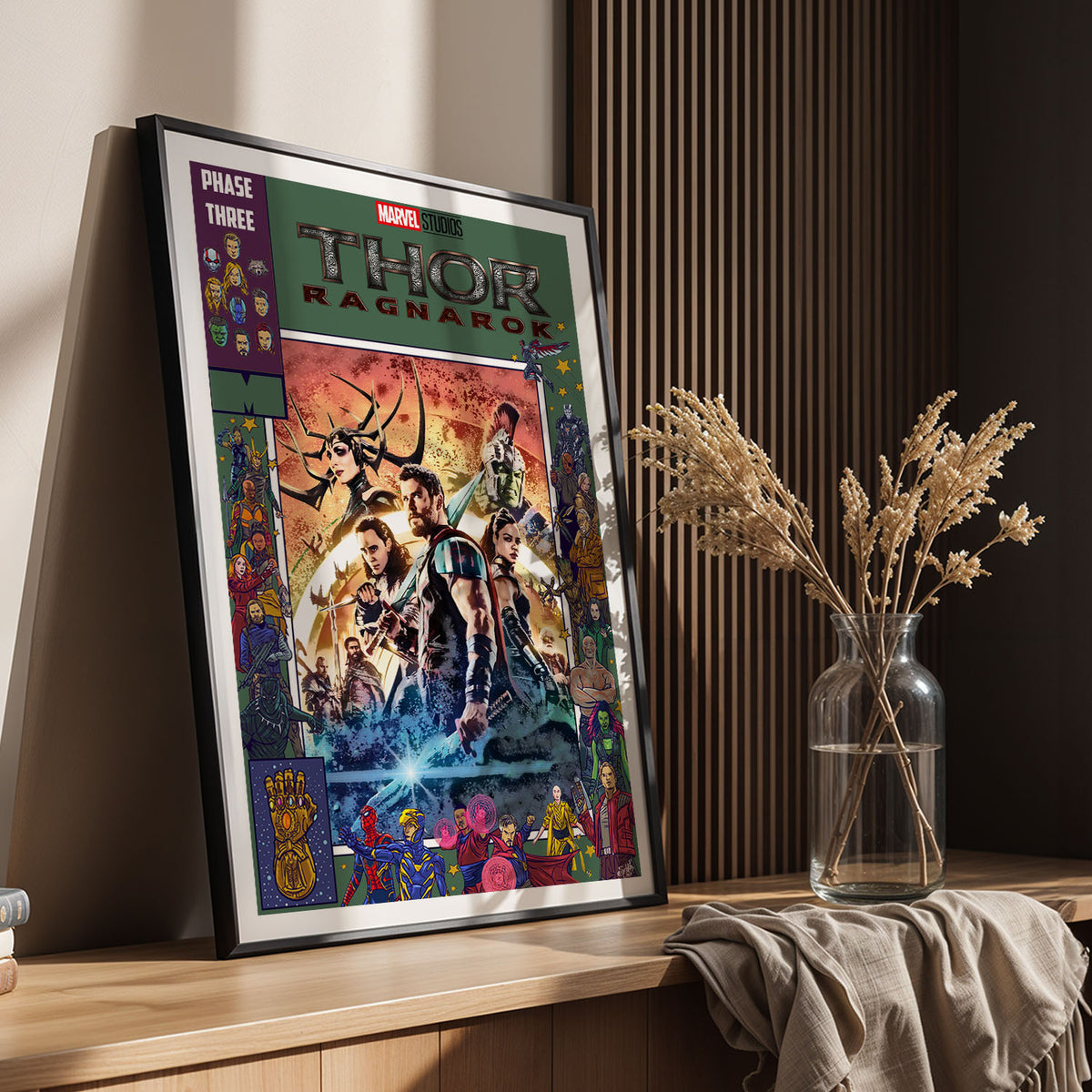 Flex Designs Poster Thor Ragnarok Comics 11 x 17" Home Goods - Movie 2017 Movie Poster