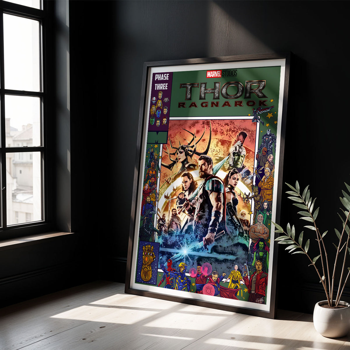 Flex Designs Poster Thor Ragnarok Comics 5 x 7" Home Goods - Movie 2017 Movie Poster