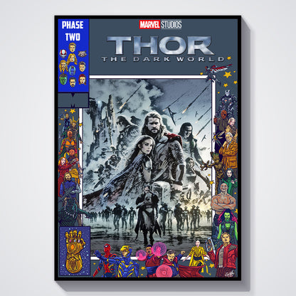 Flex Designs Poster Thor The Dark World Comics 11 x 17" Home Goods - Movie 2013 Movie Poster
