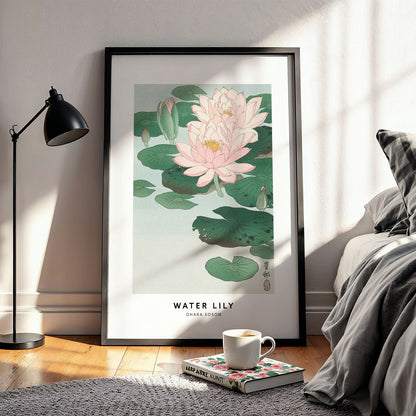 Flex Designs Poster Water Lily by Ohara Koson 11 x 17" Home Goods - Artist Artwork  Poster