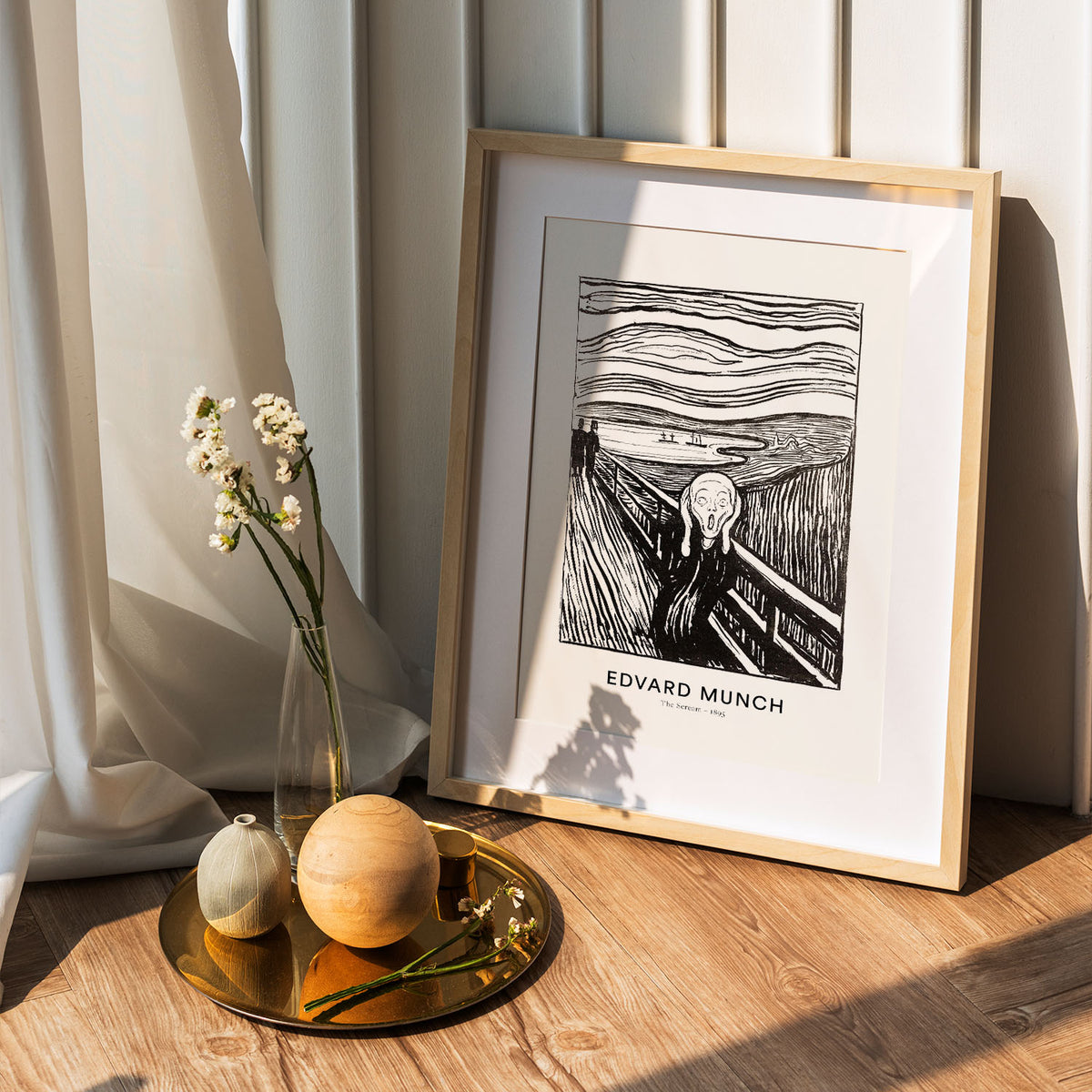 Flex Designs Poster The Scream by Edvard Munch 5 x 7" Home Goods - Artist Artwork  Poster