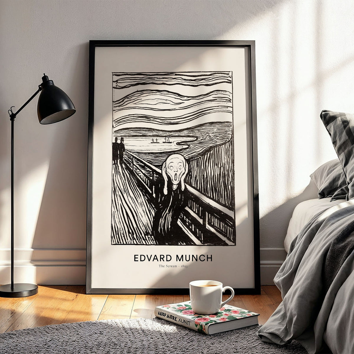 Flex Designs Poster The Scream by Edvard Munch 11 x 17" Home Goods - Artist Artwork  Poster