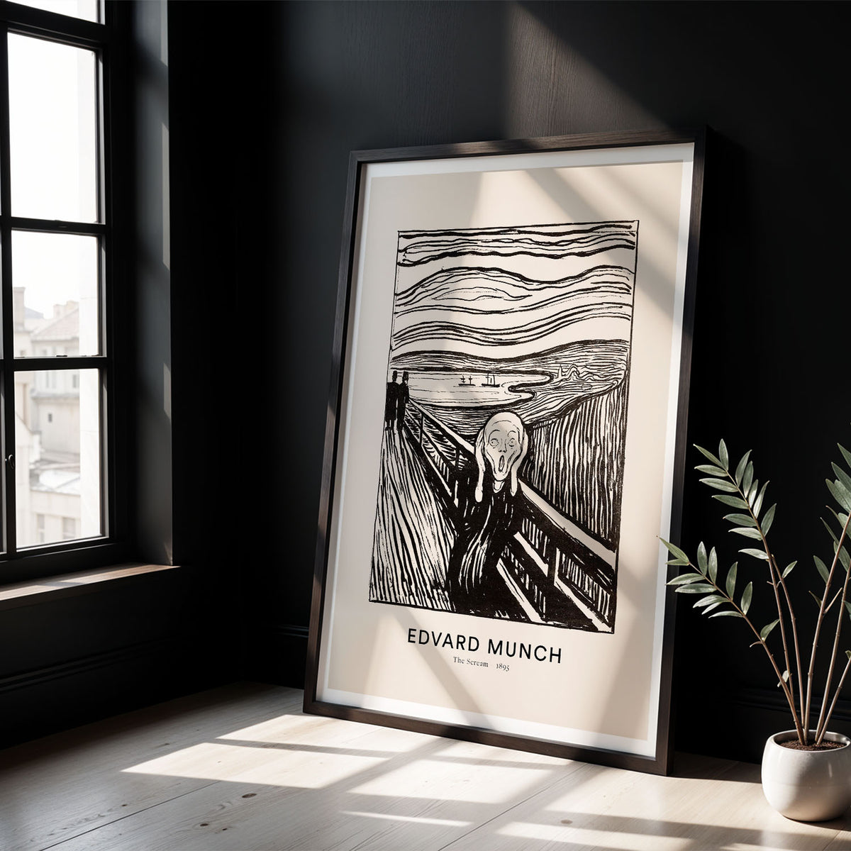 Flex Designs Poster The Scream by Edvard Munch 5 x 7" Home Goods - Artist Artwork  Poster