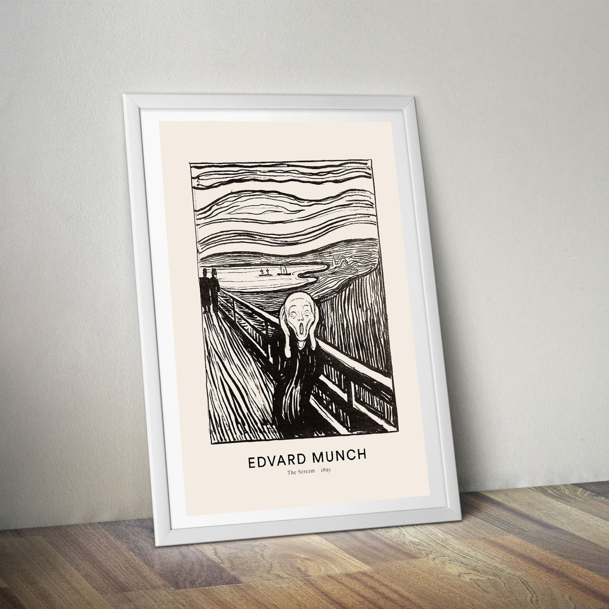 Flex Designs Poster The Scream by Edvard Munch 5 x 7" Home Goods - Artist Artwork  Poster