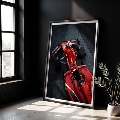 Flex Designs Poster Formula 1 Ferrari Charles Leclerc 5 x 7" Home Goods - Sports  Poster