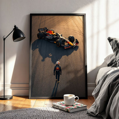 Flex Designs Poster Formula 1 Redbull Max Verstappen 11 x 17" Home Goods - Sports  Poster