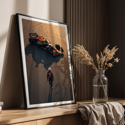 Flex Designs Poster Formula 1 Redbull Max Verstappen 11 x 17" Home Goods - Sports  Poster
