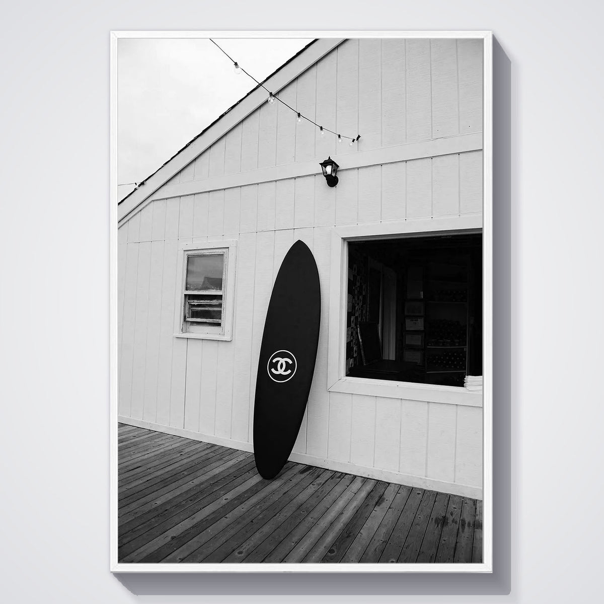 Flex Designs Poster Chanel Surfer Black 11 x 17" Home Goods - Designer  Poster
